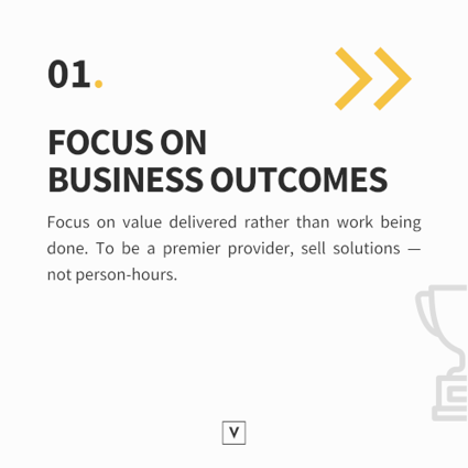 01. Focus on Business Outcomes